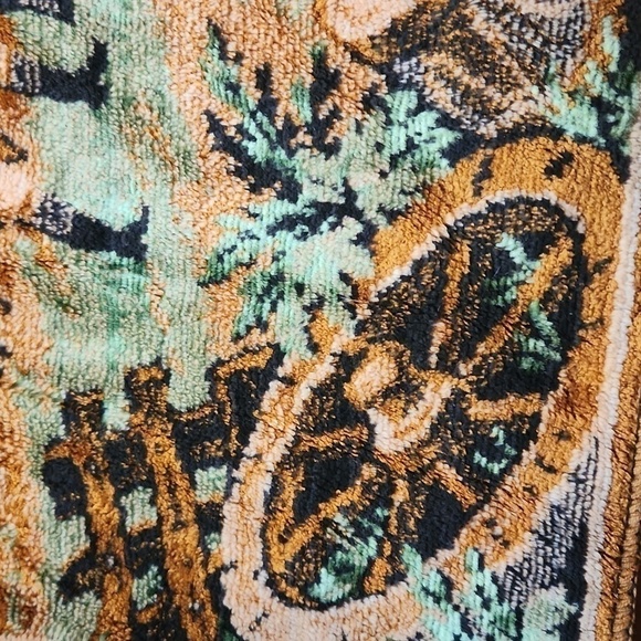 Mid Century Tapestry with Fringe Revolutionary War - Picture 6 of 8